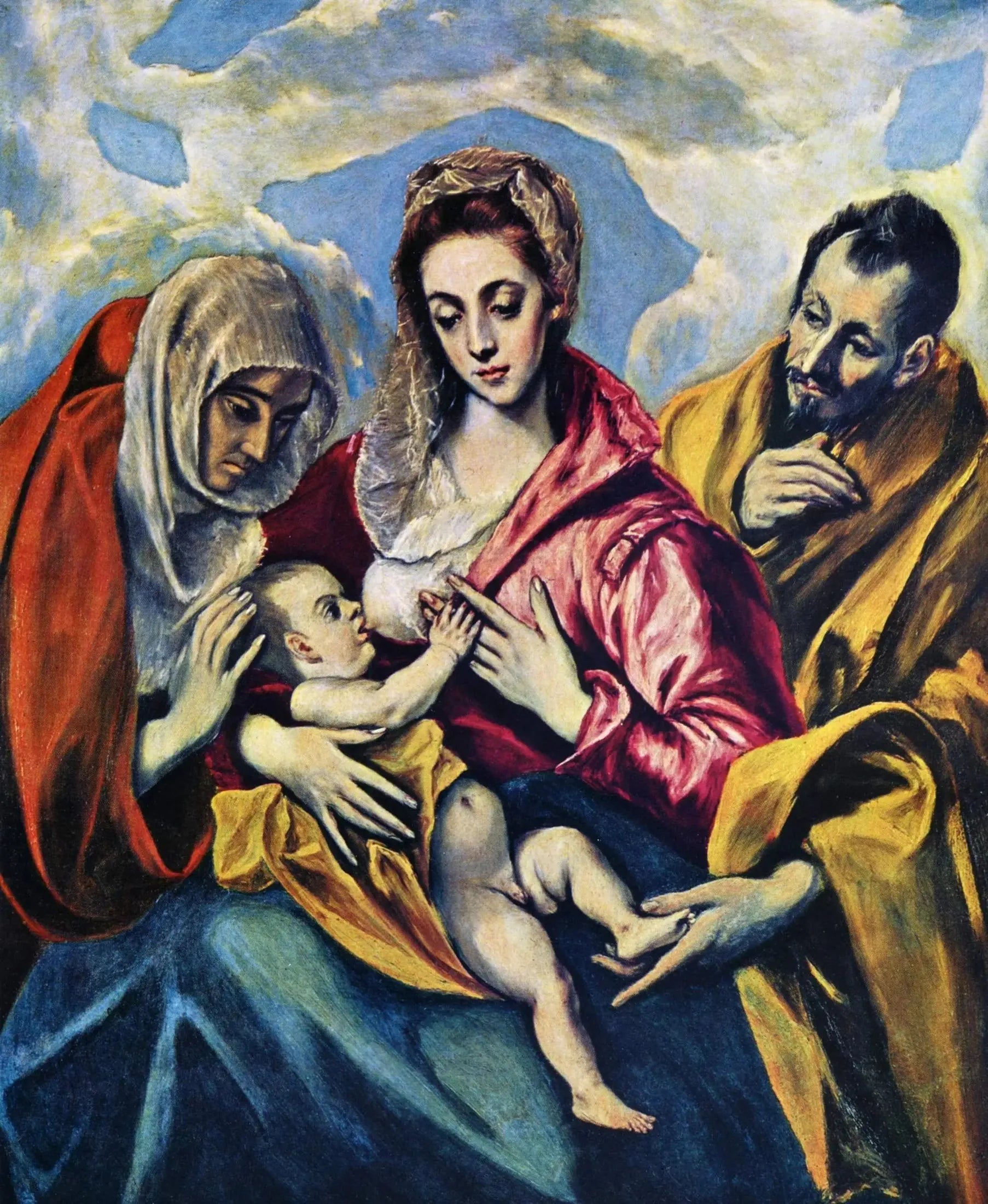 La Sainte Famille - El Greco image 1 reproduction artisanale de tableau