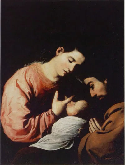 Святая семья - Франсиско де Зурбарán