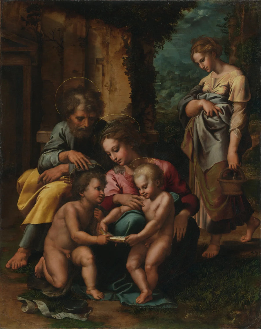 La Sainte Famille - Giulio Romano