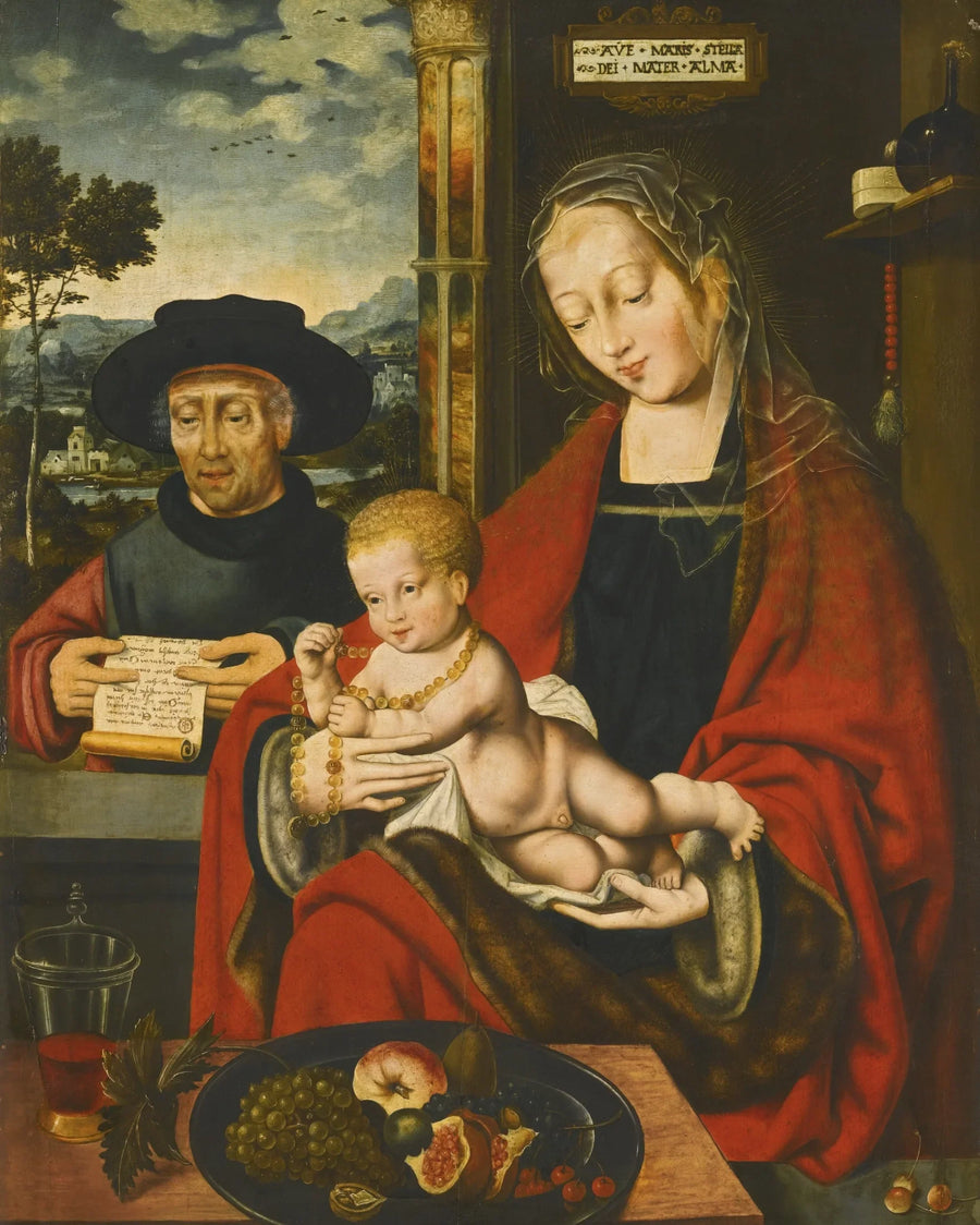 Святая семья - Joos van Cleve
