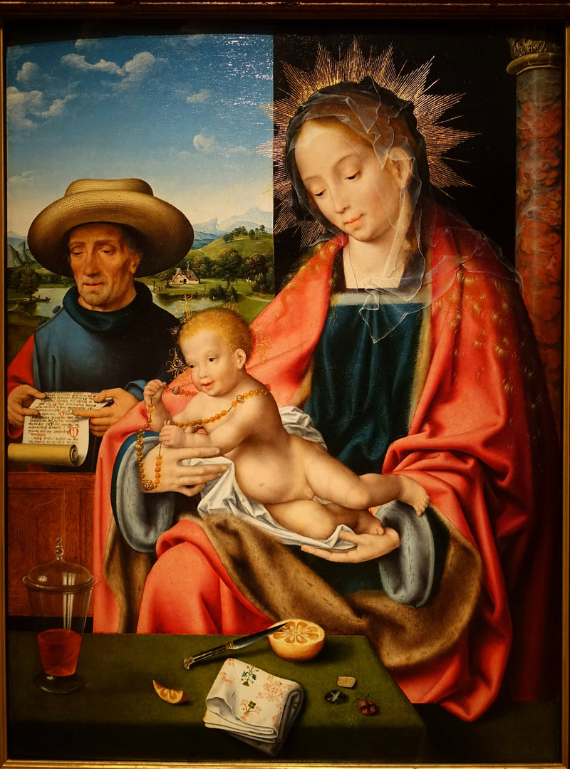 Святая семья - Joos van Cleve