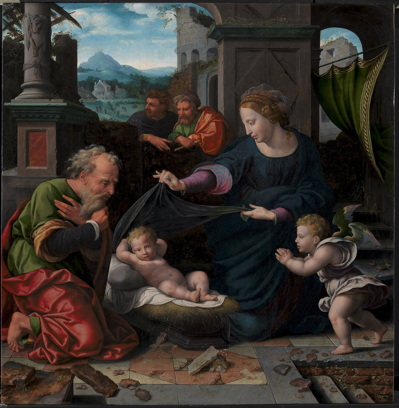 Святая семья - Joos van Cleve