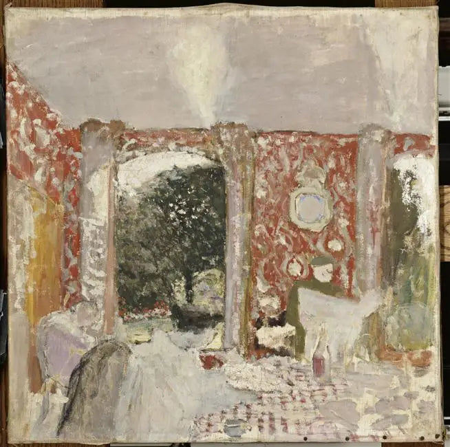La Salle à manger rouge - Édouard Vuillard - Alpha Reproduction
