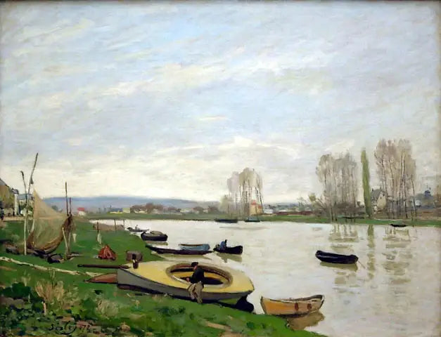 Сена в Аржантёе (1872) - Альфред Сислей