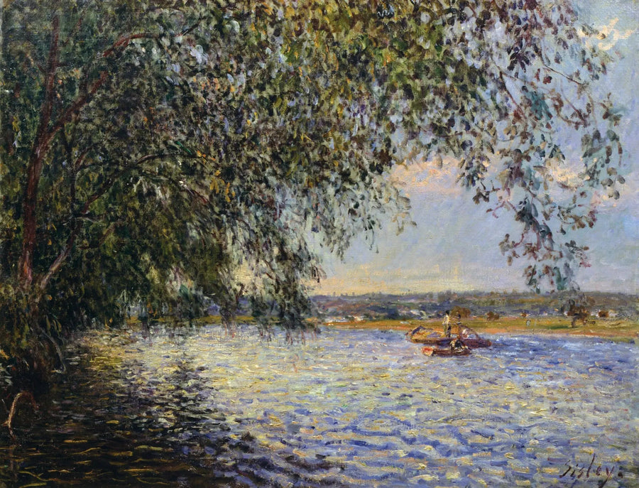 Сена в Сент-Мамме - Альфред Сислей