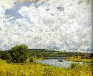 Сена в Сюрсене - Альфред Сислей