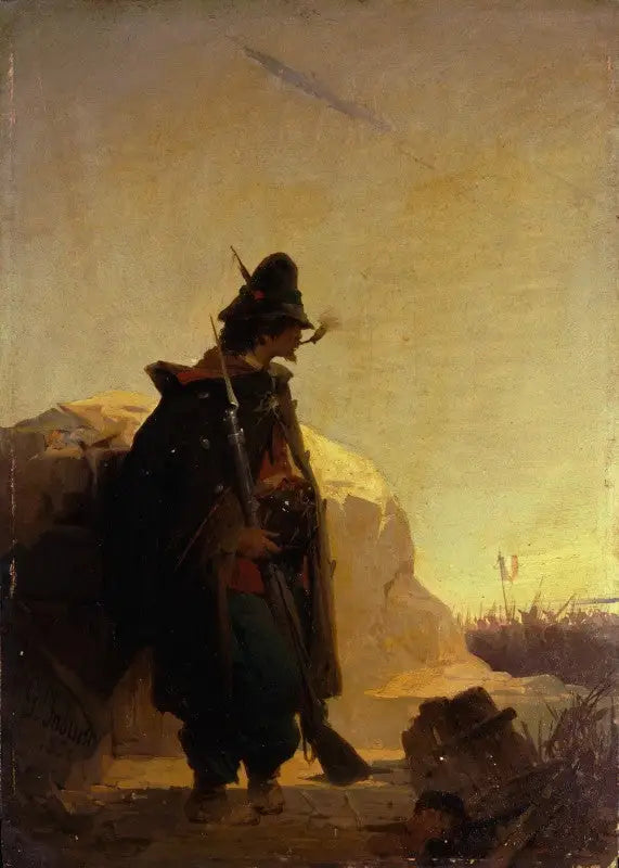 La sentinelle - Gerolamo Induno - Alpha Reproduction