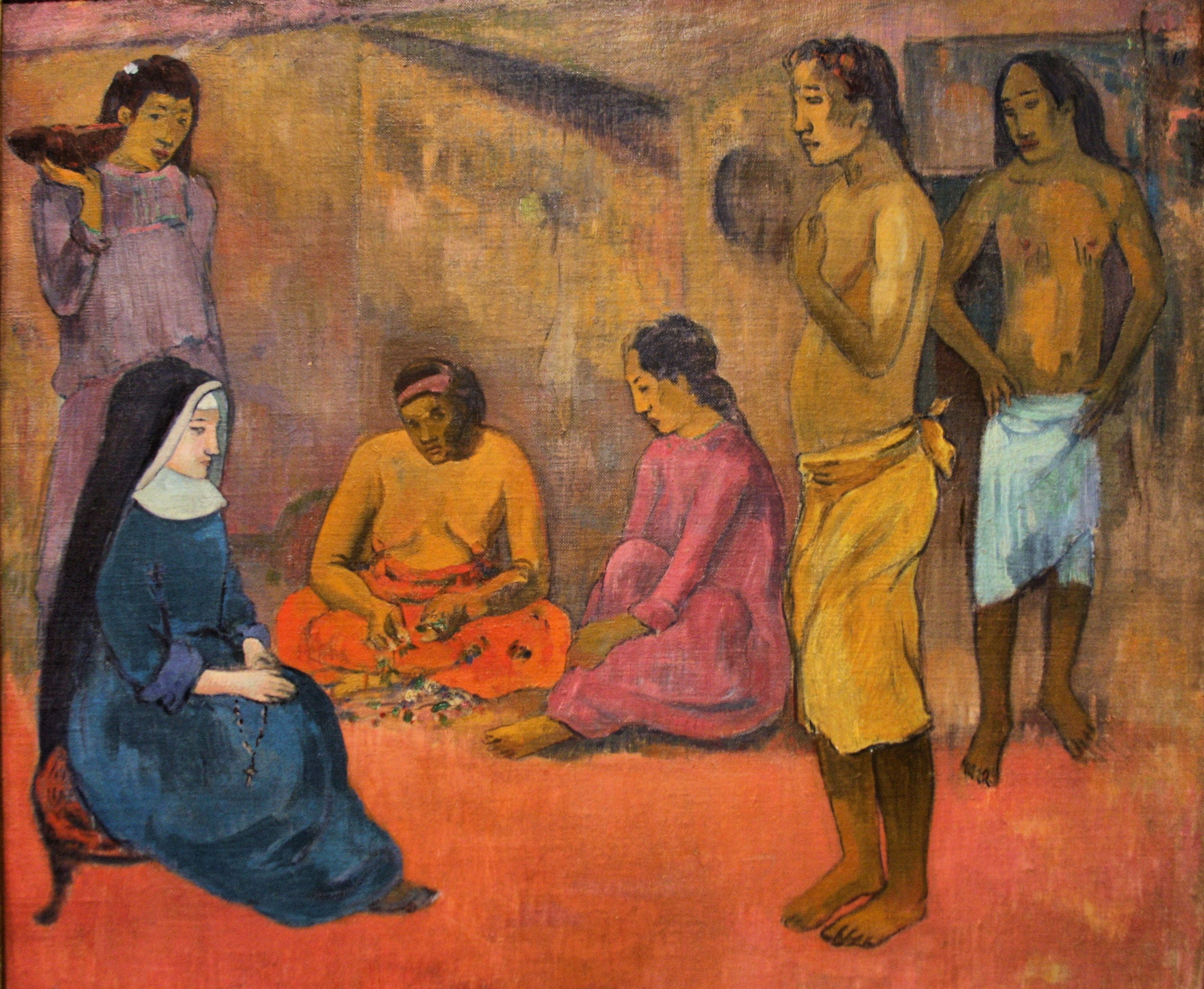 Reproduction du tableau « La Sœur de Charité - Paul Gauguin » par Alpha Reproduction en peinture à l’huile