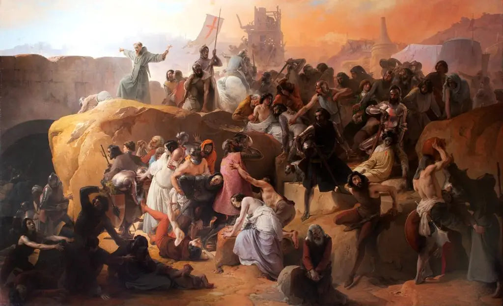 La soif des croisés à Jérusalem - Francesco Hayez - Alpha Reproduction