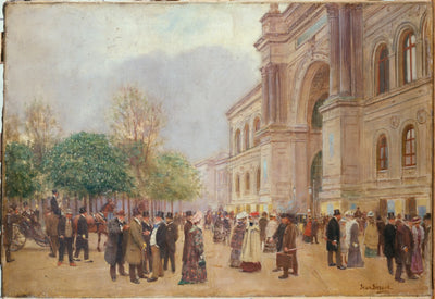 La sortie du Salon au Palais de l’Industrie - Jean Béraud - Alpha Reproduction