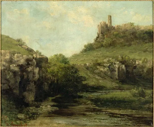 Источник в Орнане - Гюстав Курбе