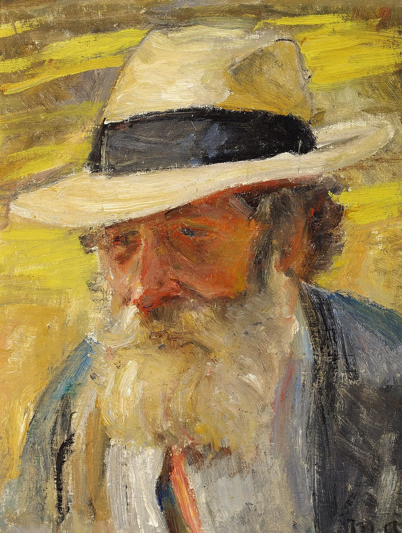 Голова пожилого мужчины. - Michael Peter Ancher