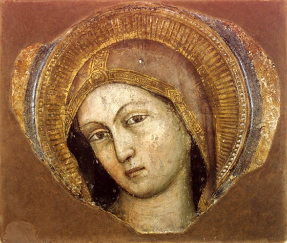 Голова Девы. - Altichiero da Zevio
