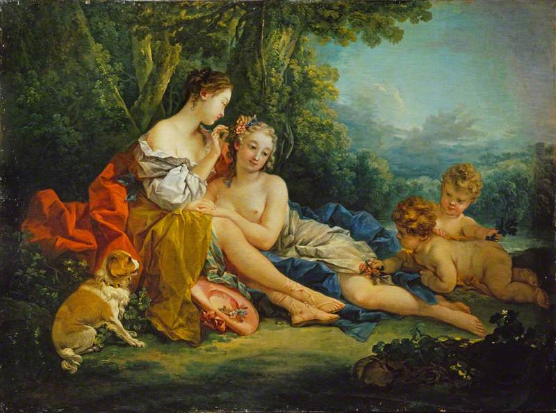La toilette pastorale - François Boucher - Alpha Reproduction