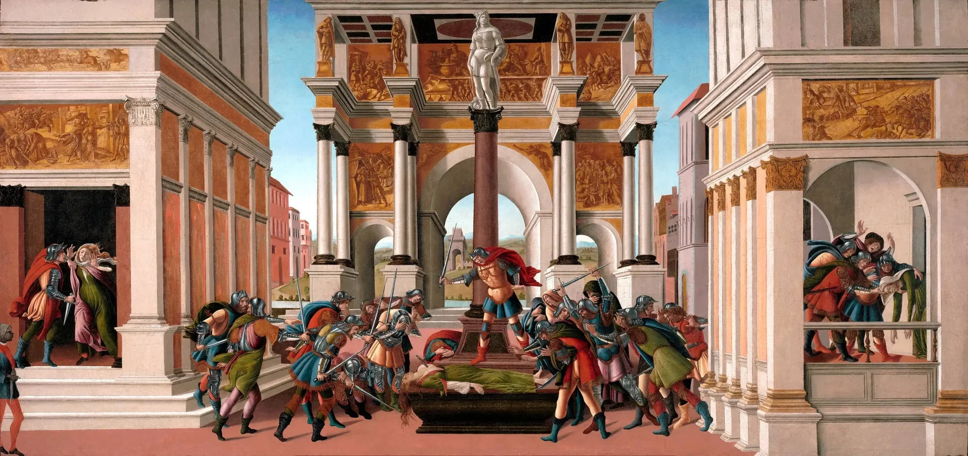 La Tragédie de Lucrèce - Sandro Botticelli image 1 copie de tableau peinte à la main