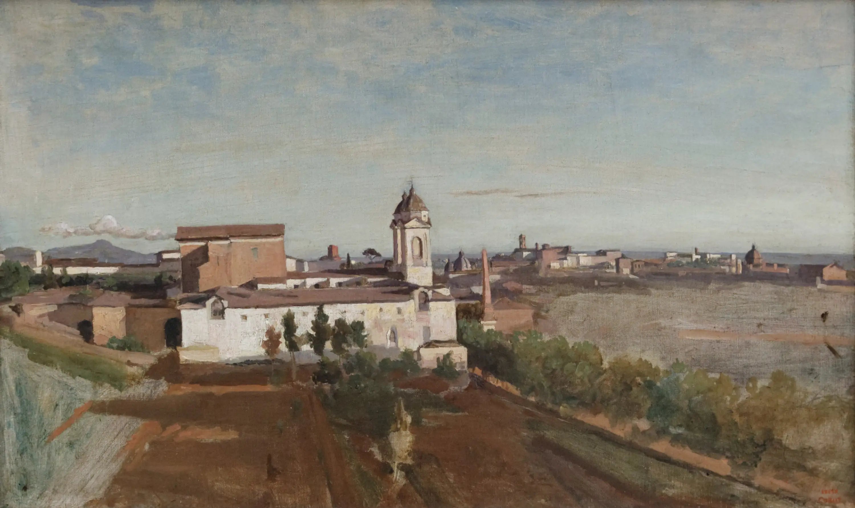 La Trinité-des-Monts - Jean-Baptiste Camille Corot - Alpha Reproduction