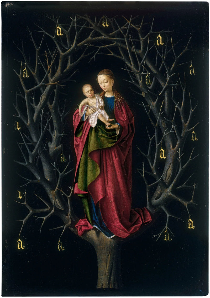 Дева на сухом дереве - Petrus Christus