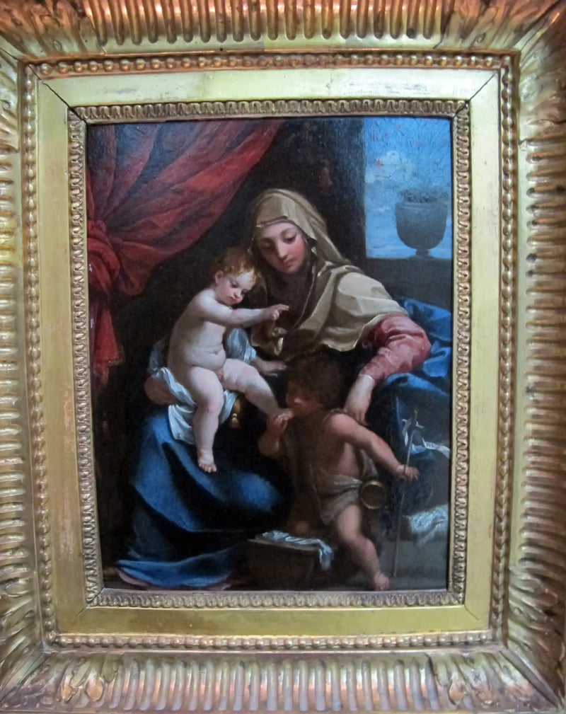 Дева с Младенцем и святой Иоанн Креститель - Гвидо Рени