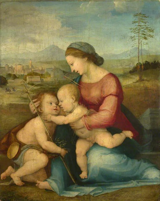 Дева Мария с Младенцем и Святым Иоанном - Fra Bartolomeo