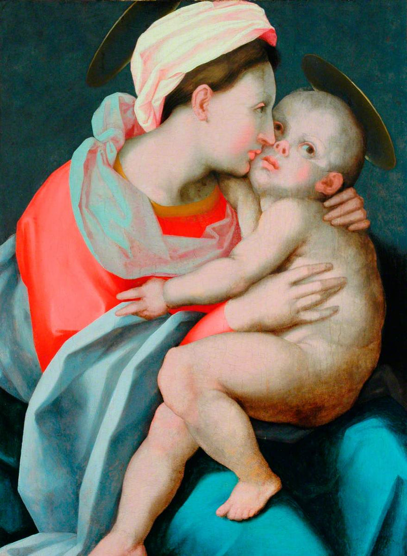 Дева Мария с Младенцем - Rosso Fiorentino