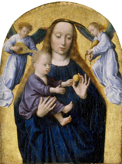 La Vierge à l’Enfant avec deux anges musiciens - Gérard David - Alpha Reproduction