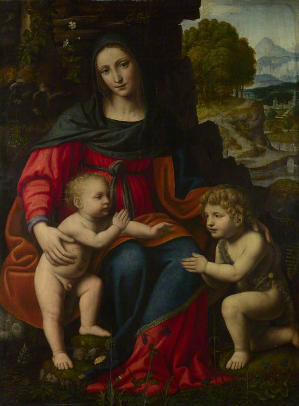 La Vierge à l’Enfant avec saint Jean - Bernardino Luini - Alpha Reproduction