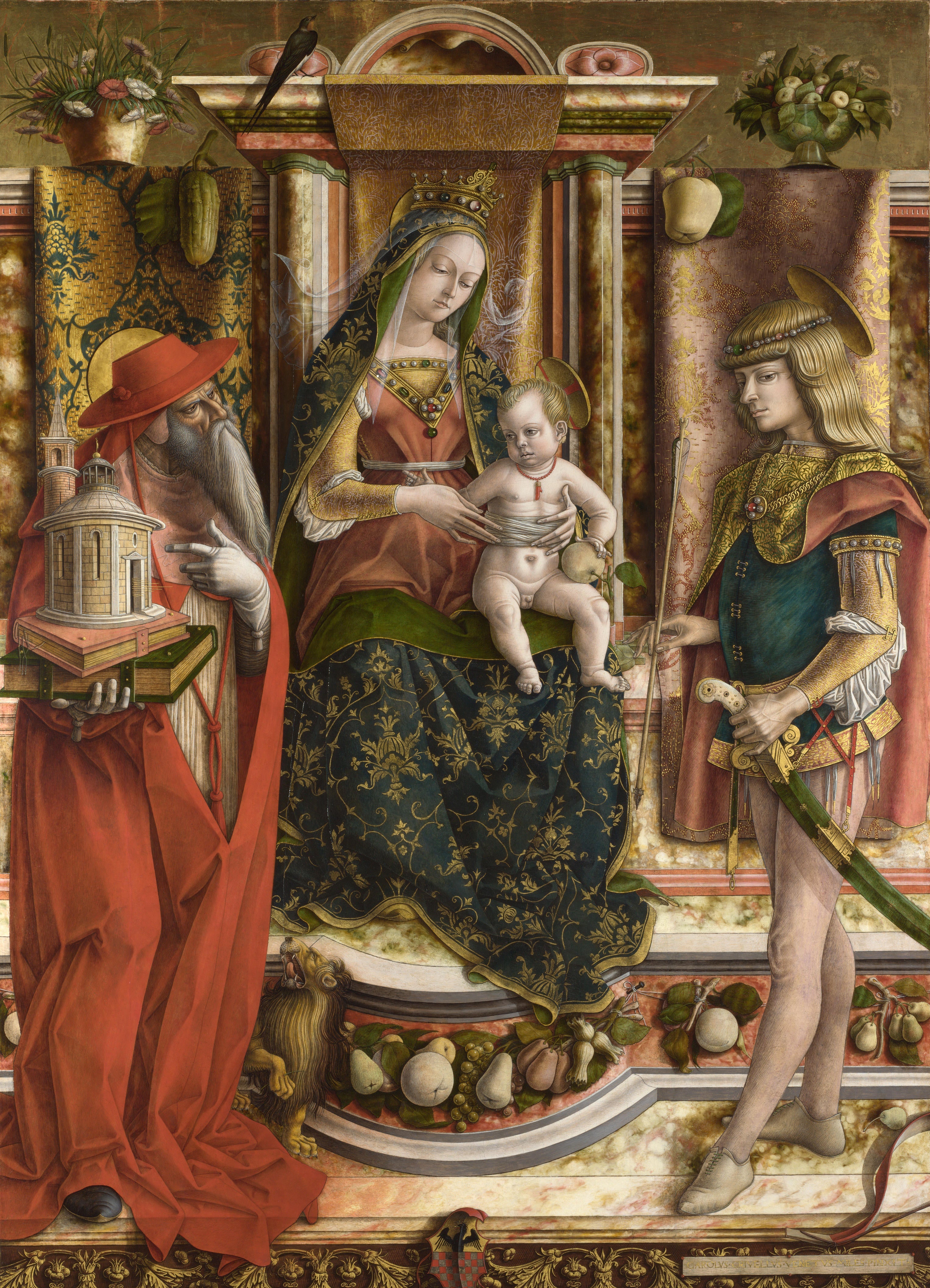 La Vierge à l’hirondelle - Carlo Crivelli - Alpha Reproduction