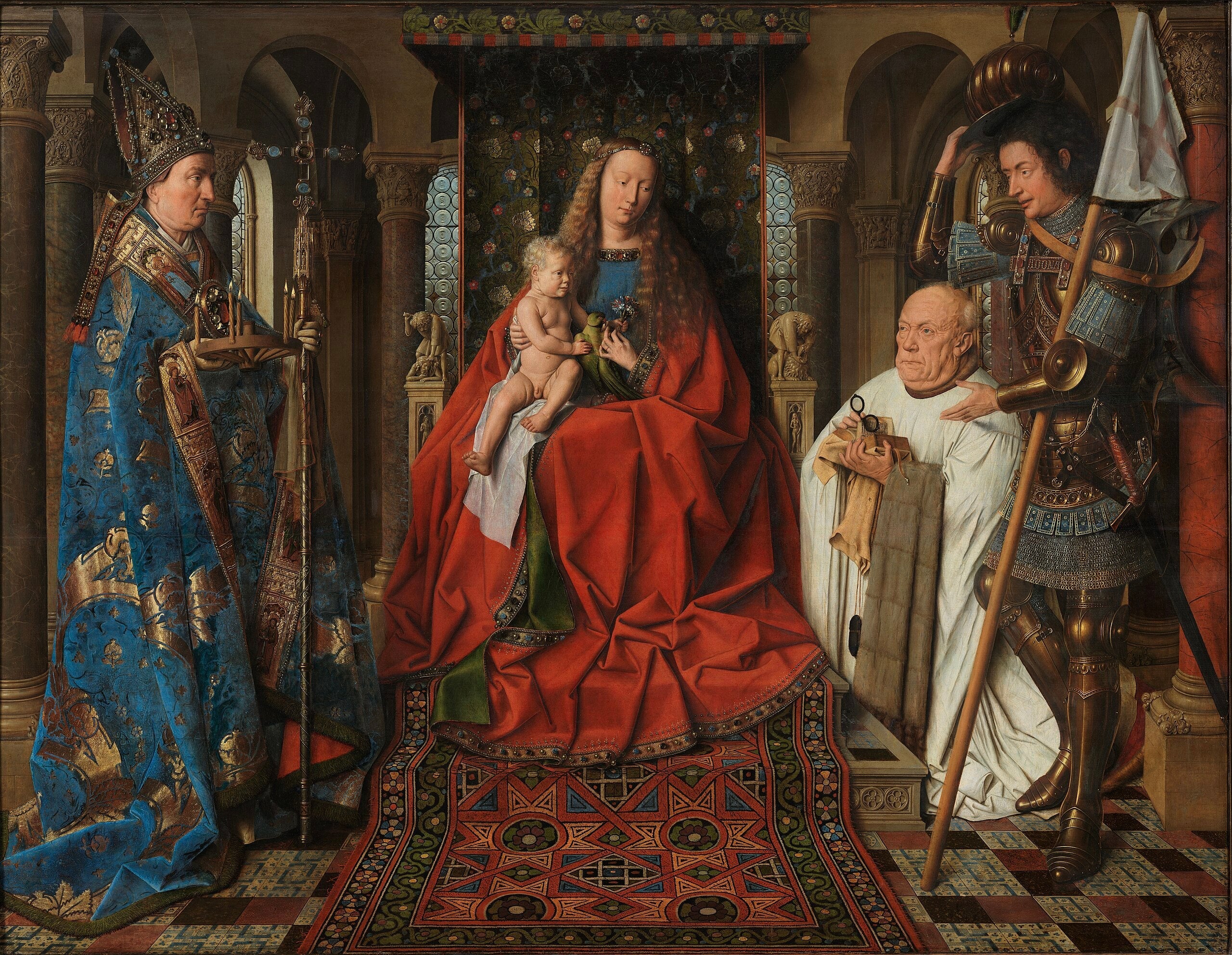La Vierge au chanoine Van der Paele - Jan van Eyck - Alpha Reproduction
