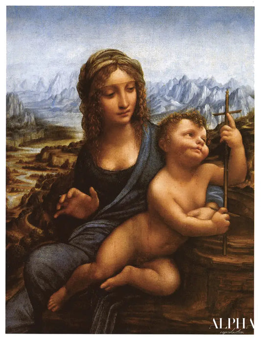 La Vierge au fuseau - Léonard de Vinci - Reproductions de tableaux et peintures haut de gamme