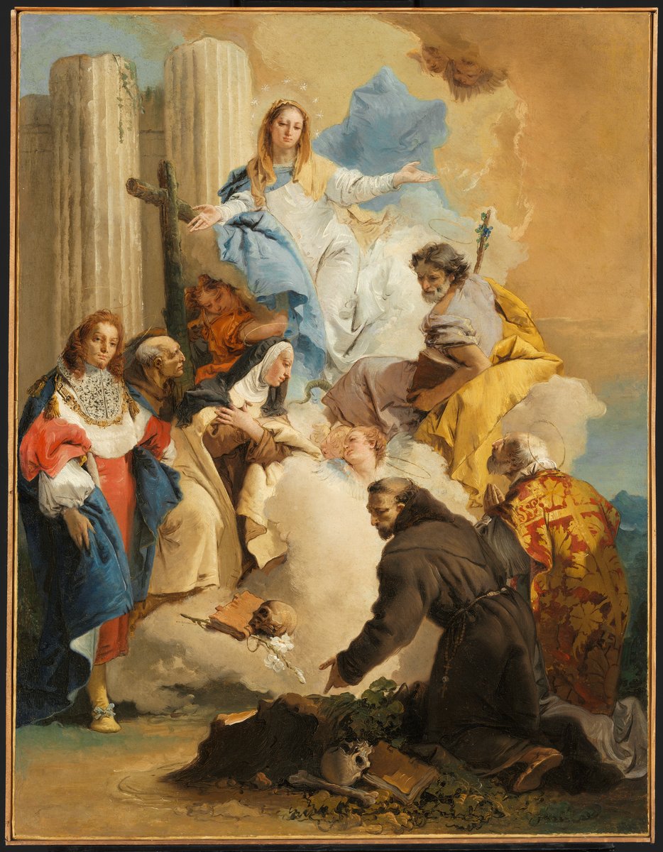La Vierge aux six saints - Giovanni Battista Tiepolo - Alpha Reproduction