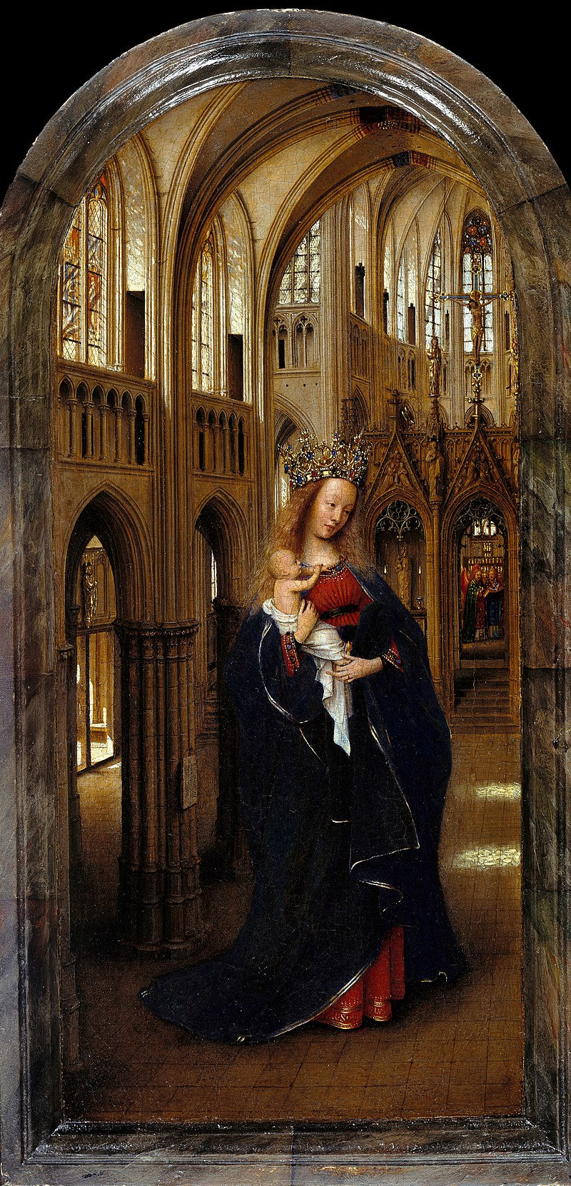 La Vierge dans une église - Jan van Eyck - Alpha Reproduction