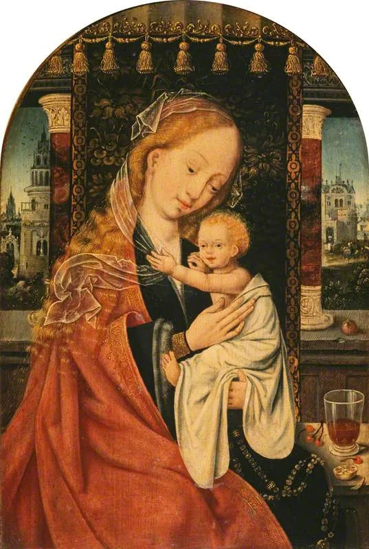 Дева Мария и Младенец - Joos van Cleve