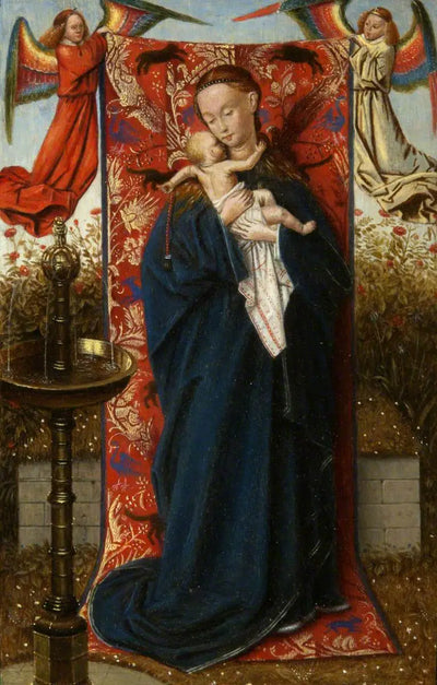 La Vierge et l’Enfant à la fontaine - Jan van Eyck - Alpha Reproduction