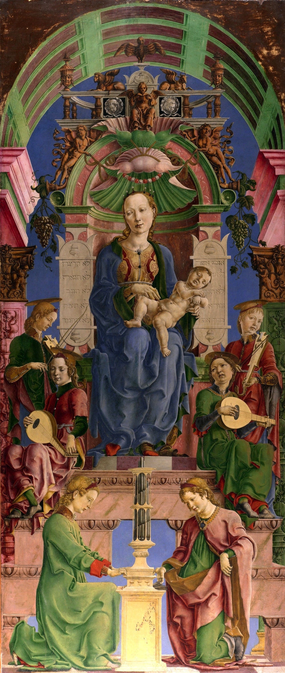 La Vierge et l’Enfant en majesté - Cosmè Tura - Alpha Reproduction