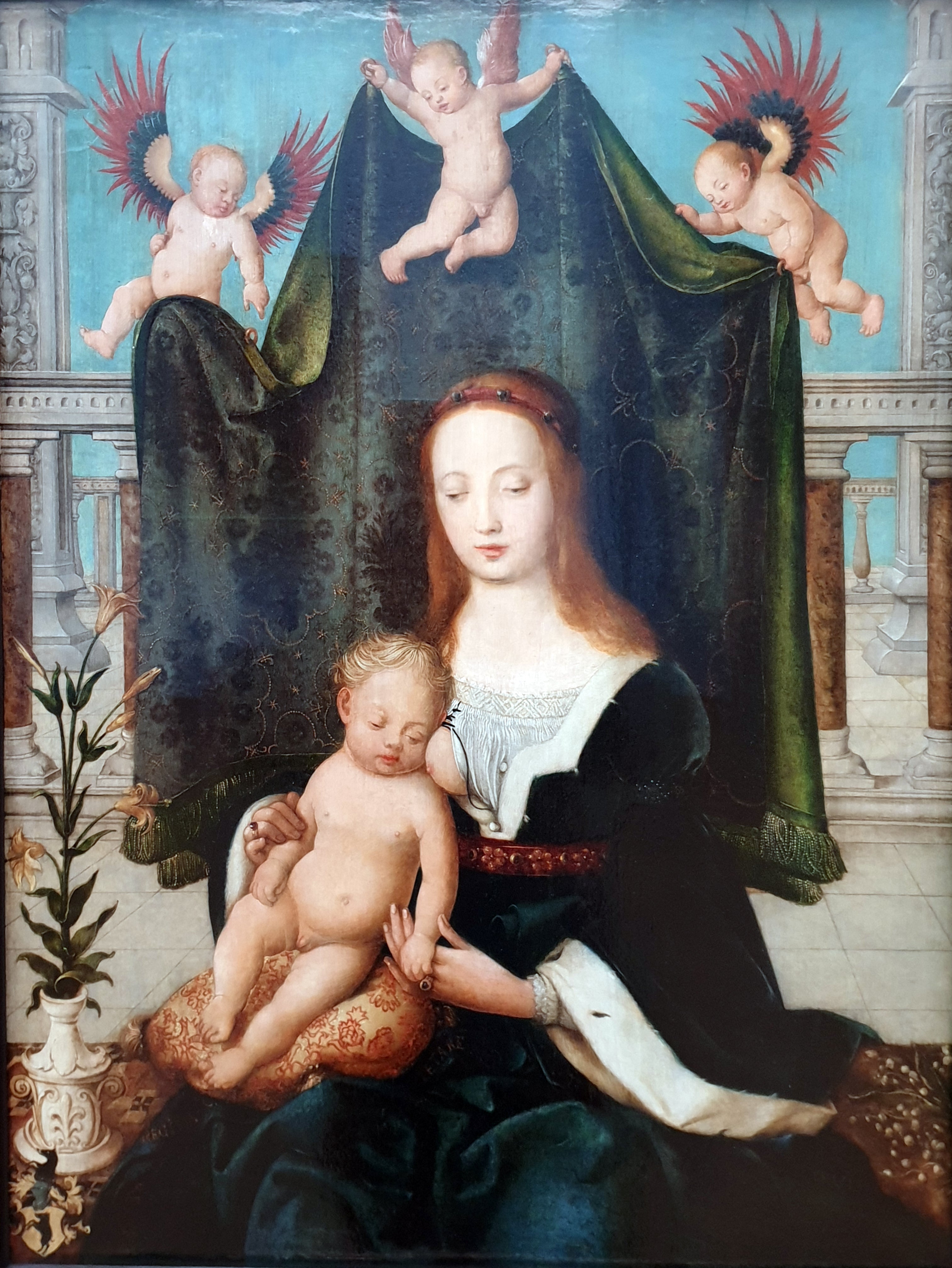 La Vierge et l’Enfant endormi - Hans Holbein the Elder - Alpha Reproduction
