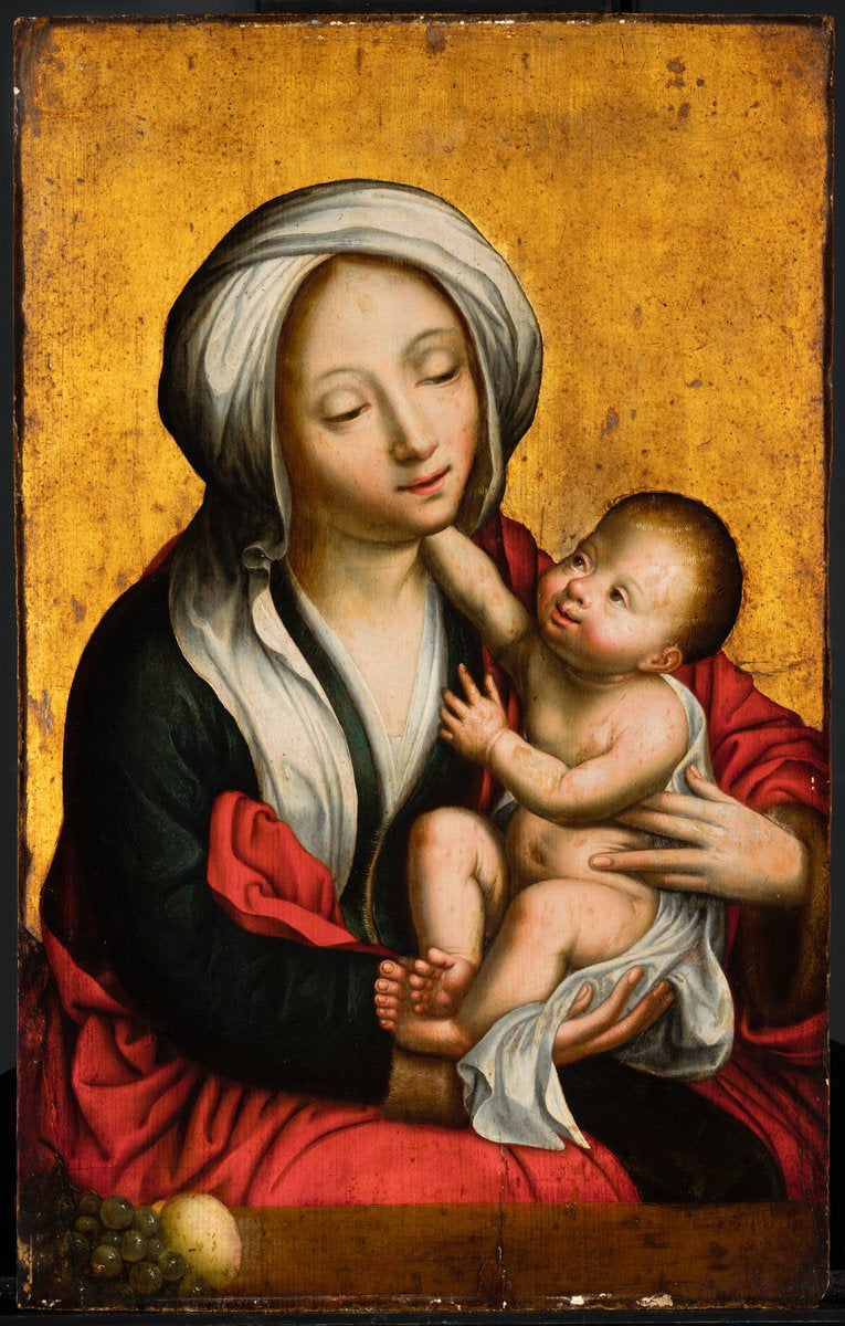 Дева Мария и Младенец - Квентин Мейсс