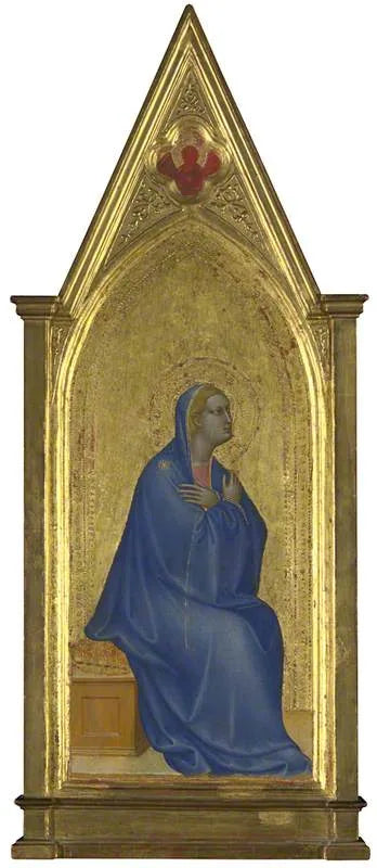 Дева Мария: Панель левого шпиля - Giovanni da Milano