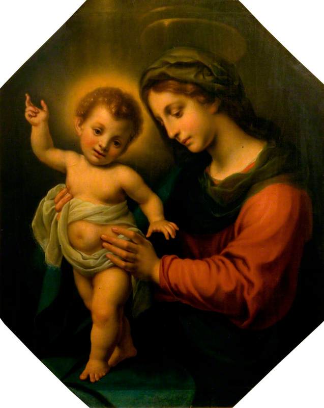 La Vierge tenant l’Enfant debout - Carlo Dolci - Alpha Reproduction