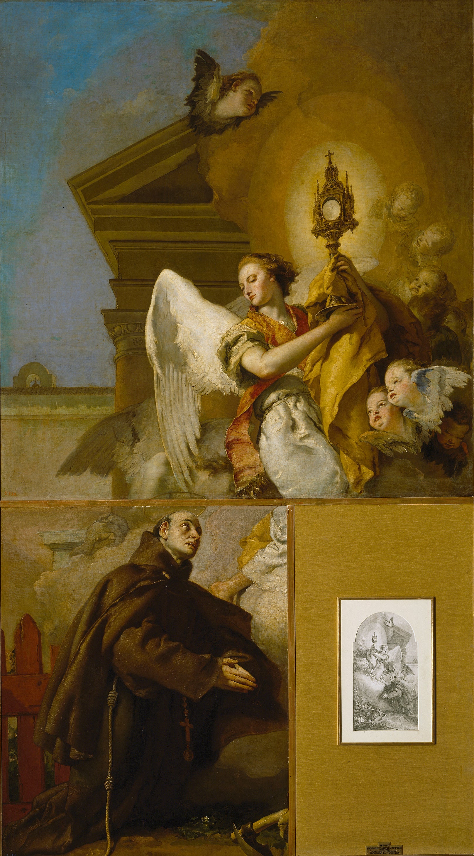 La vision de saint Pascal Baylon - Giovanni Battista Tiepolo - Alpha Reproduction