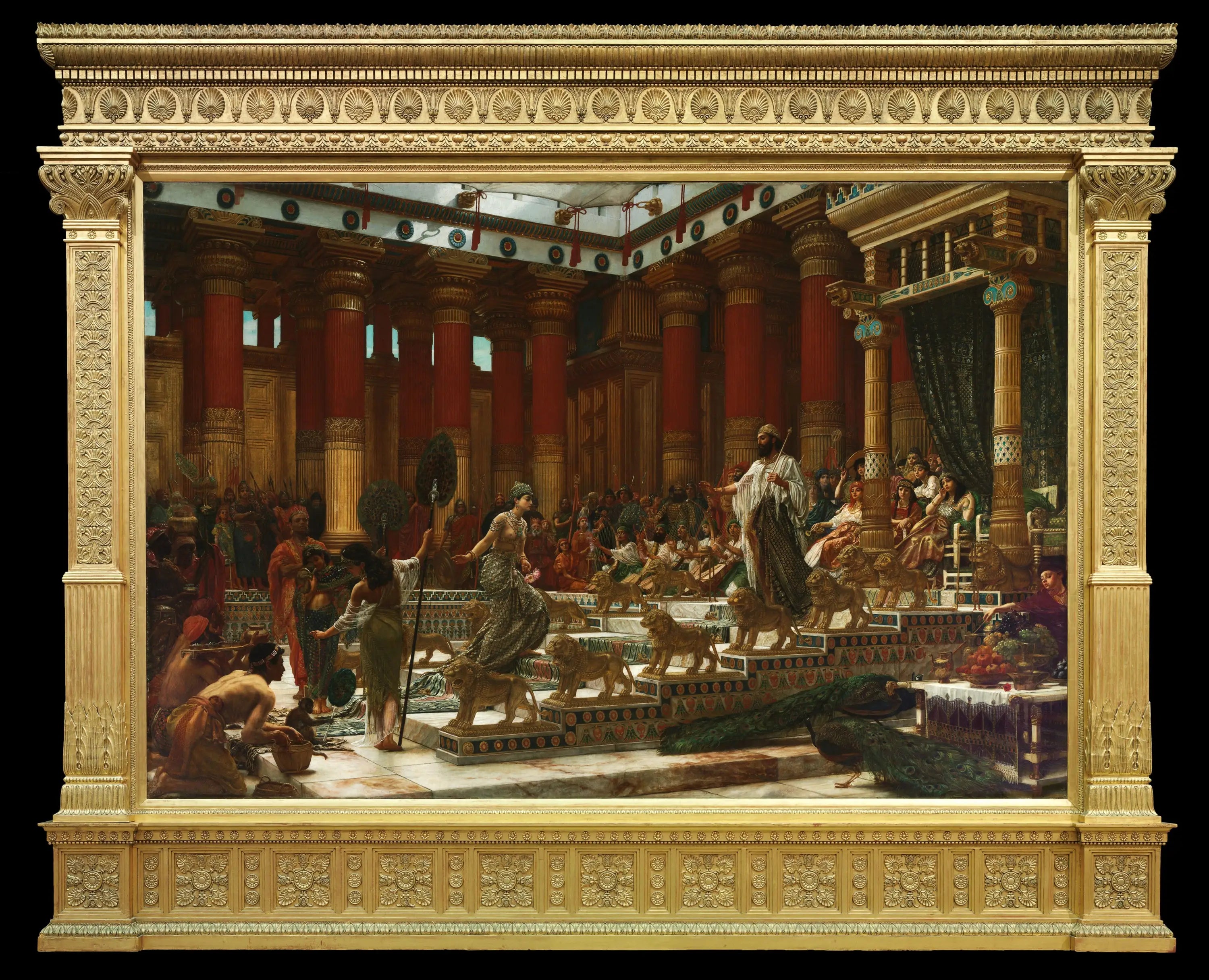 La Visite de la Reine de Saba au Roi Salomon - Edward Poynter - Alpha Reproduction