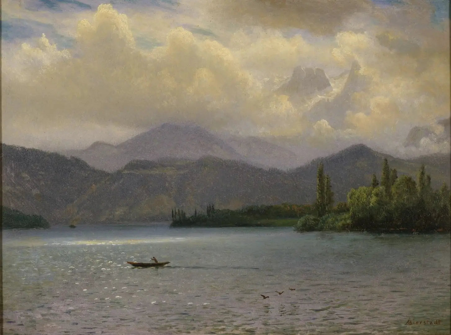 Lac Tahoe Californie - Albert Bierstadt - Alpha Reproduction