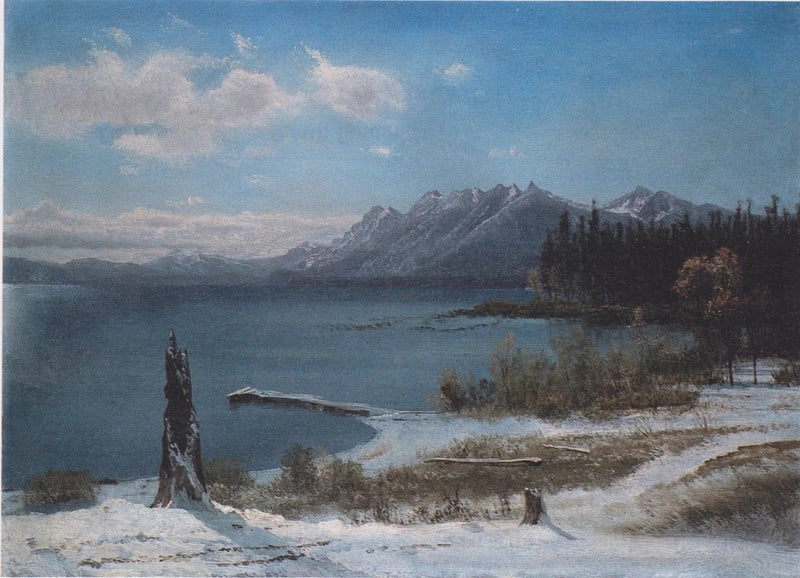 Лак Тахо зимой - Альберт Бьерстадт