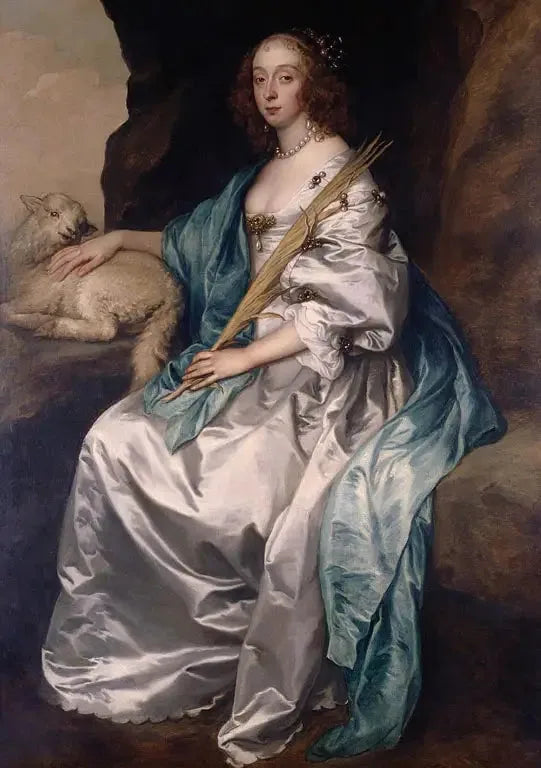 Леди Мэри Вильерс, герцогиня Ричмонд и Леннокс (1622-1685) - Антуан ван Дейк