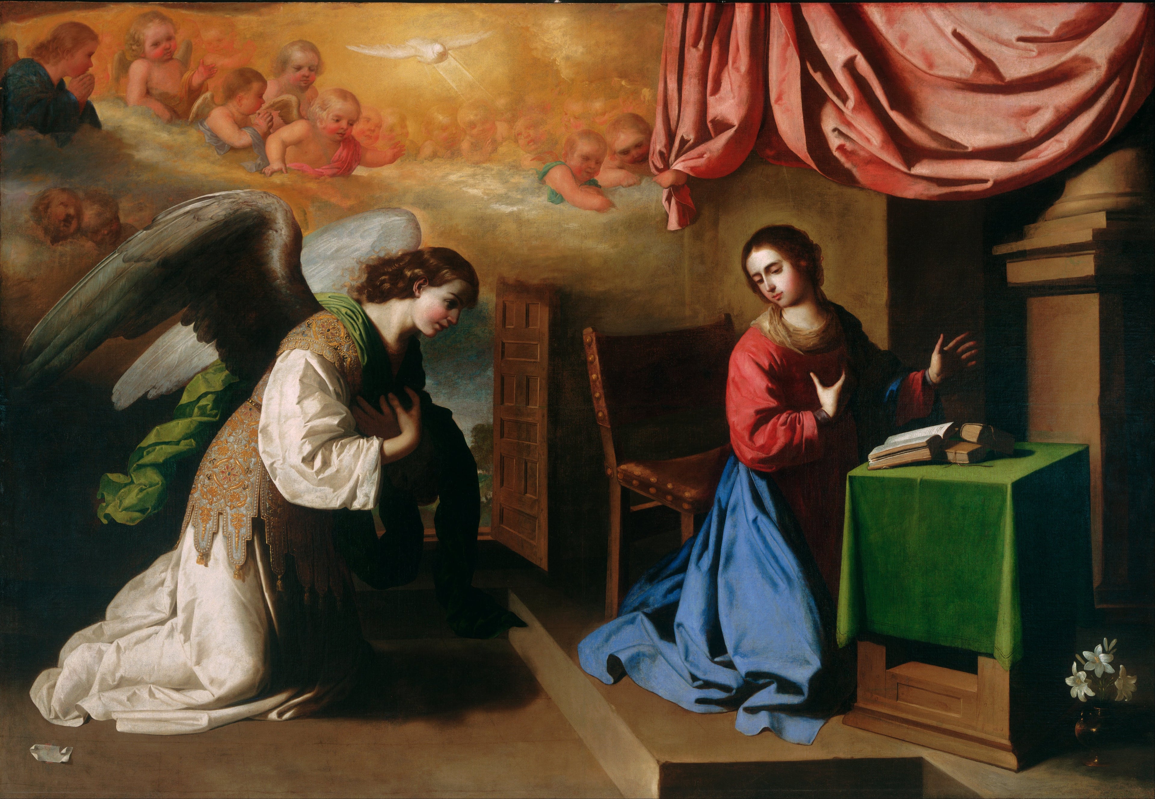 L’Annonciation - Francisco de Zurbarán - Alpha Reproduction