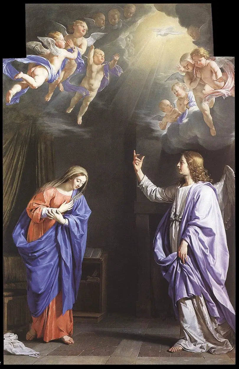 L’Annonciation - Philippe de Champaigne - Alpha Reproduction