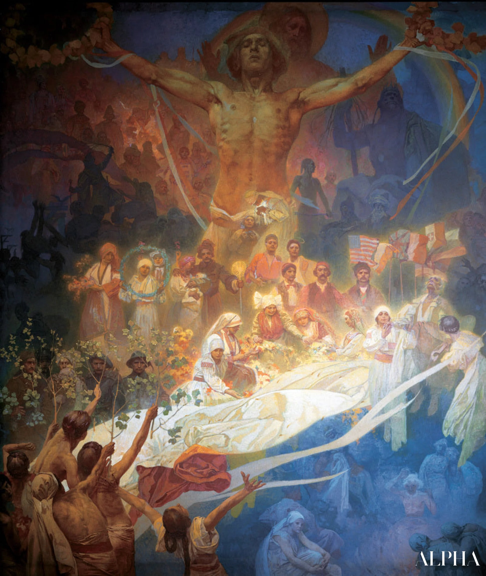 L'Apothéose des Slaves - Mucha - Reproductions de tableaux et peintures haut de gamme