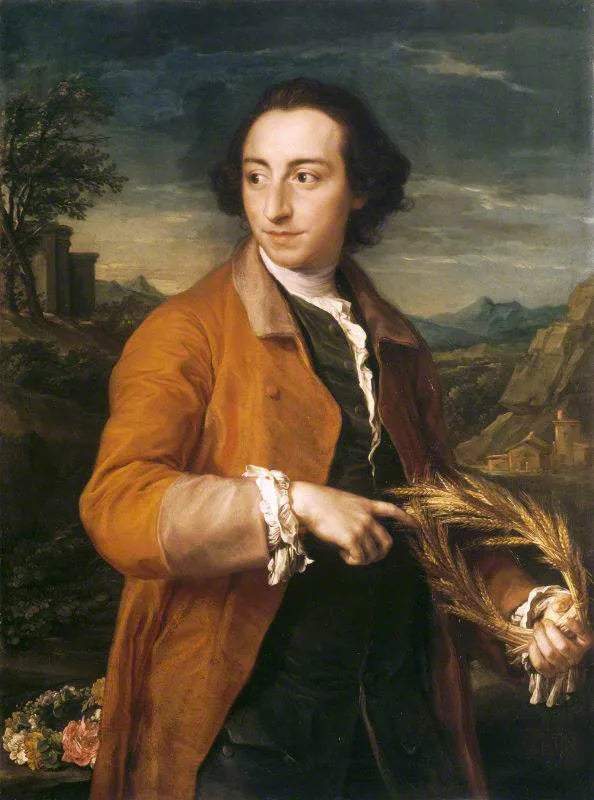 Ласселлс Рэймонд Иремонжер (1718/19–1793) с коронами из кукурузы и роз - Помпео Батони