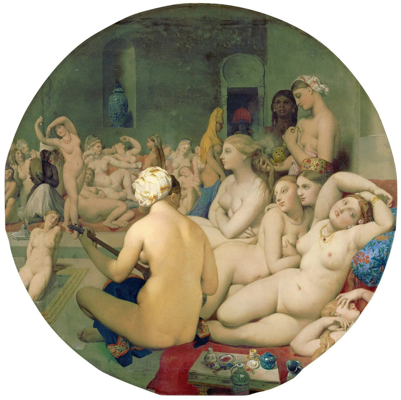 Турецкая баня - Жан-Auguste-Доминик Ингр