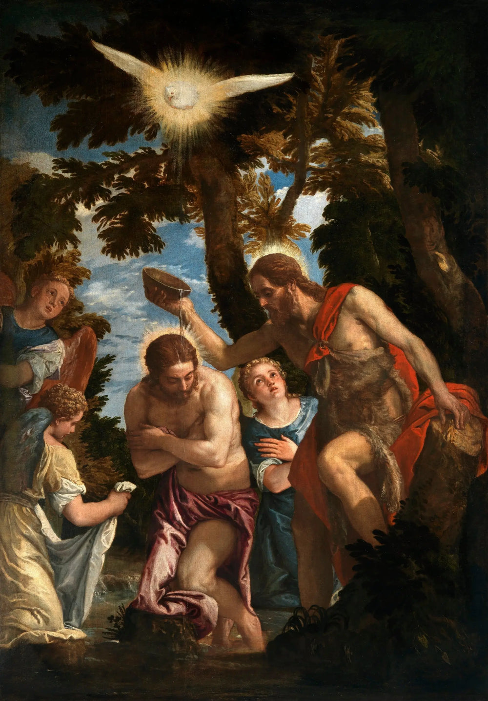 Le baptême du Christ - Paul Véronèse - Alpha Reproduction