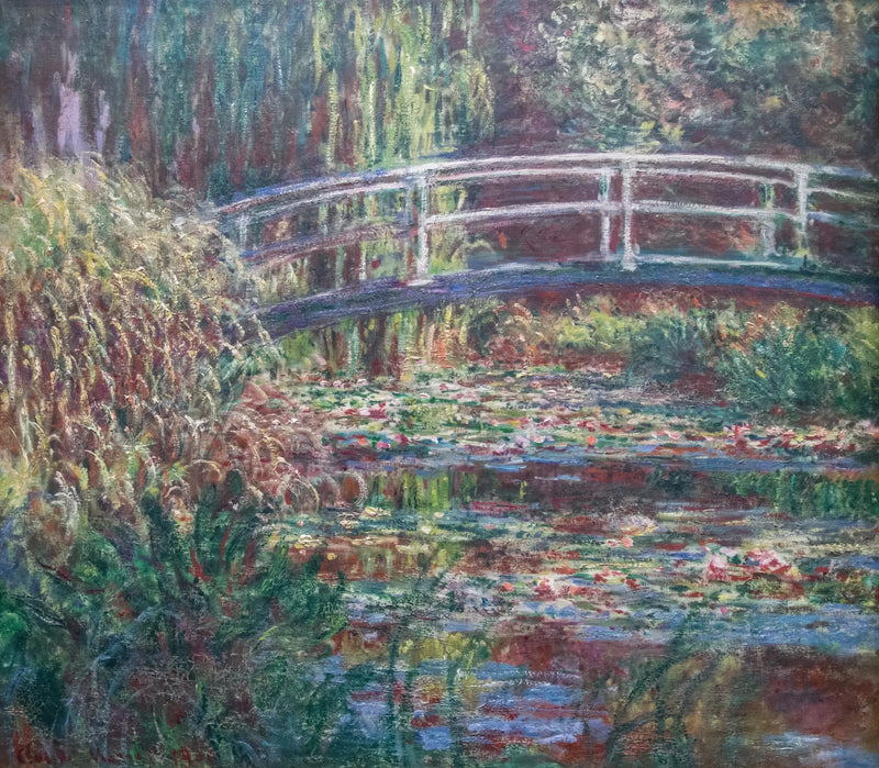 Водоём с кувшинками, Розовая гармония - Клод Моне